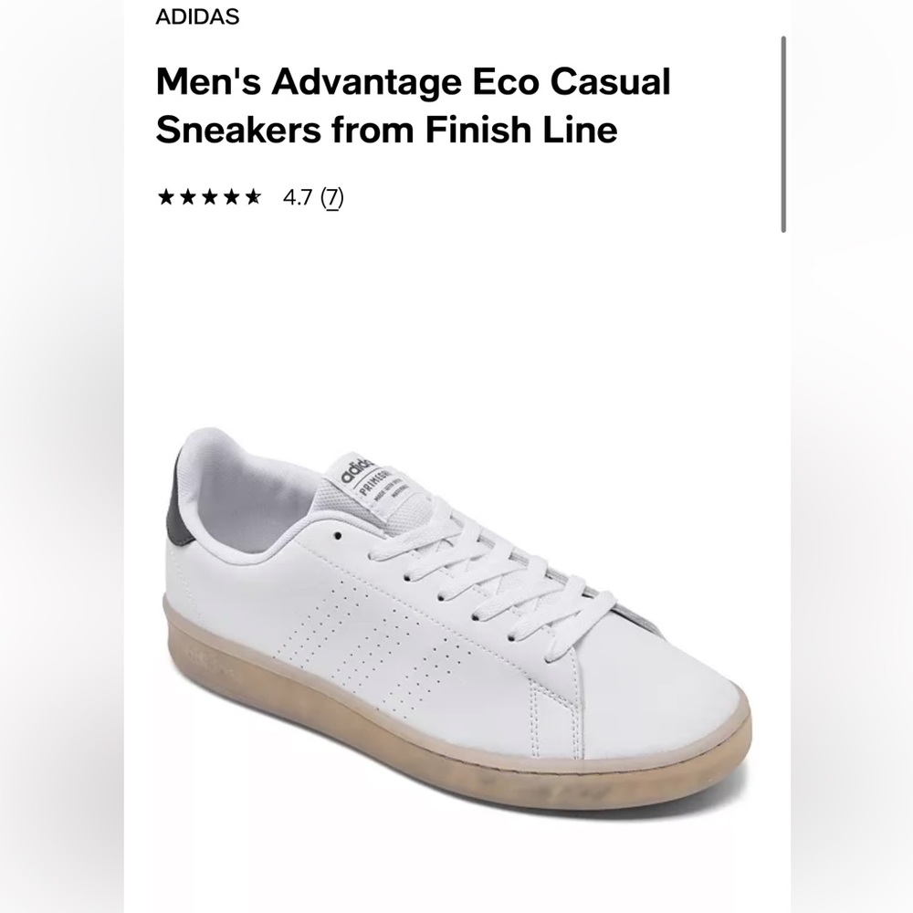 NWOB ADIDAS Men’s Advantage Eco Casual Sz 11